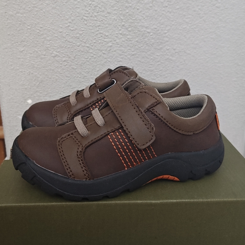 Keen Austin II Shoes Leather Oxford Brown Orange Water Resistant New in Box 11 - Picture 4 of 10